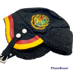 Harry Potter Hogwarts Aviator Hat Gryffindor Colors